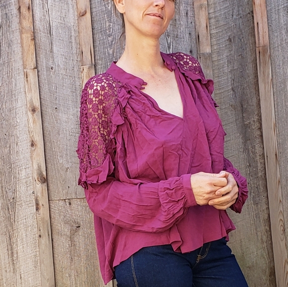 Free People Peasant Blouse - Picture 2 of 12